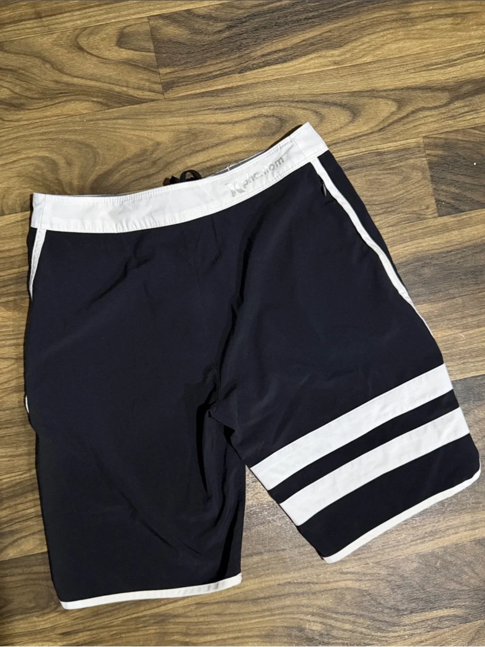 Hurley Black and White Big Kids Board Shorts